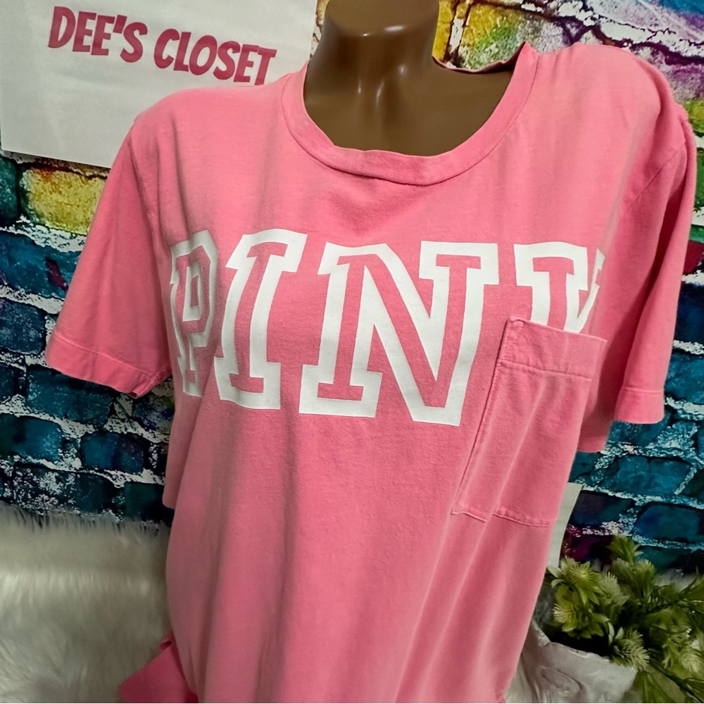 PINK VS LARGE SHORT SLEEVE TEE